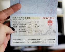 visa chinois